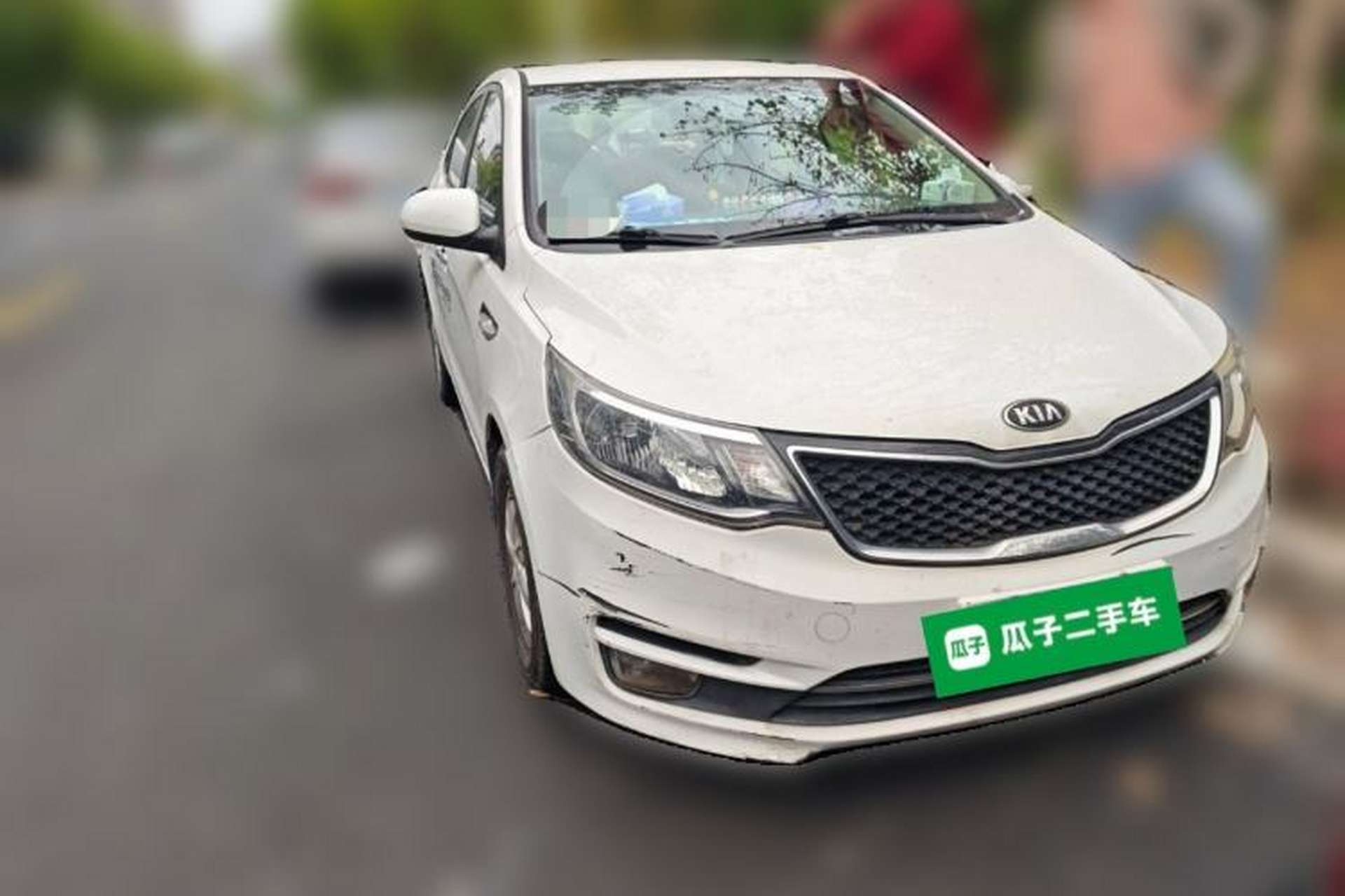Used Kia K2 2015 Sedan 1.4L Automatic GLS Front Right 45 Deg