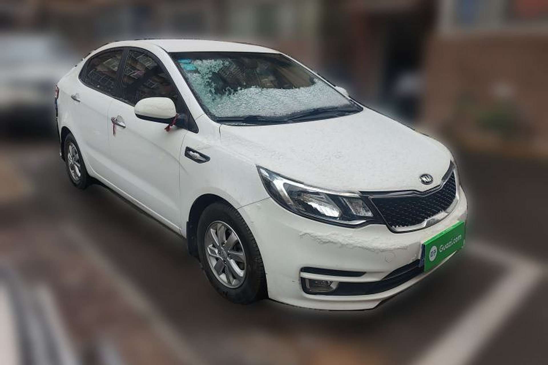 Used Kia K2 2015 Sedan 1.4L MT GLS Front Right 45 Deg
