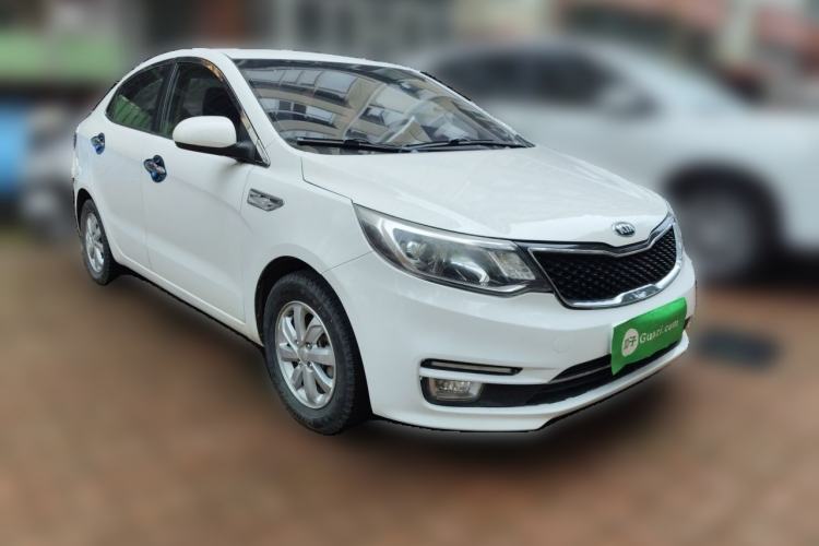 Used Kia K2 2015 Sedan 1.4L MT GLS Front Right 45 Deg