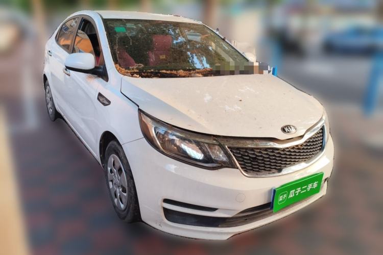 Used Kia K2 2015 Sedan 1.4L Automatic Top-Trim Front Right 45 Deg