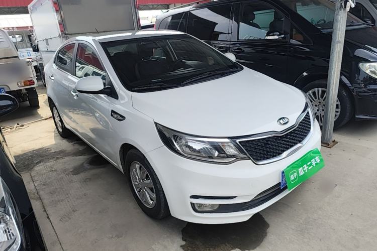 Used Kia K2 2015 Sedan 1.4L MT GLS Front Right 45 Deg