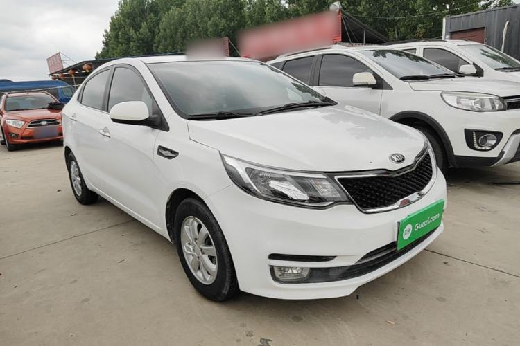 Used Kia K2 2015 Sedan 1.4L MT GLS Front Right 45 Deg