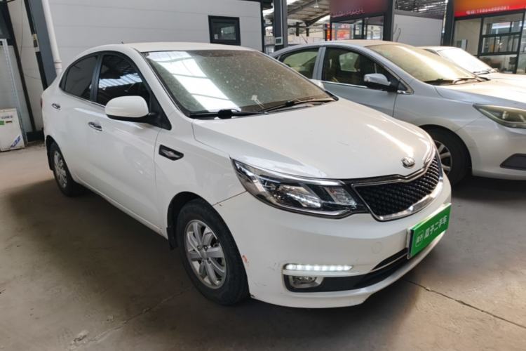 Used Kia K2 2015 Sedan 1.4L MT GLS Front Right 45 Deg