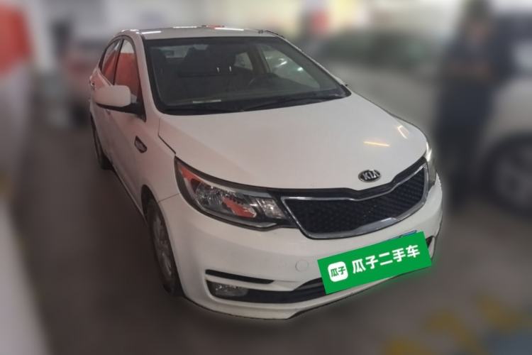 Used Kia K2 2015 Sedan 1.4L MT GLS Front Right 45 Deg
