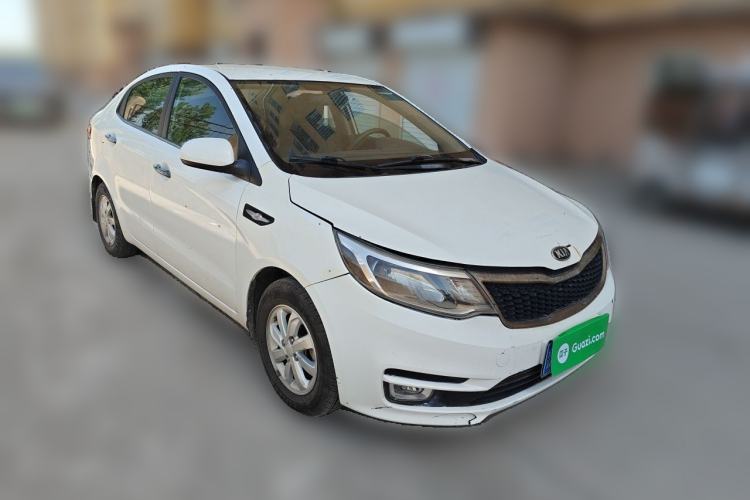 Used Kia K2 2015 Sedan 1.4L MT GLS Front Right 45 Deg