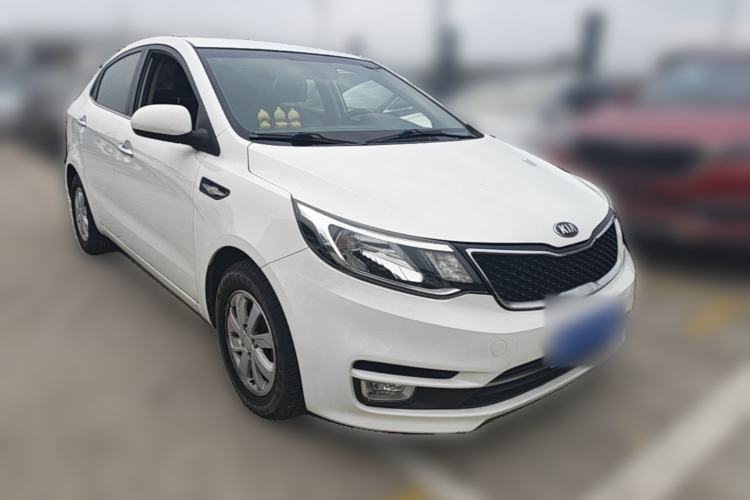 Used Kia K2 2015 Sedan 1.4L Manual Transmission GL Front Right 45 Deg