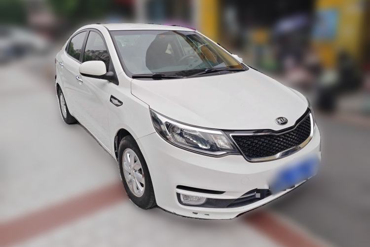 Used Kia K2 2015 Sedan 1.4L MT GLS Front Right 45 Deg