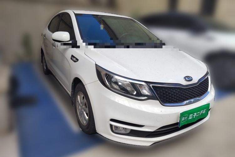 Used Kia K2 2015 Sedan 1.4L MT GLS Front Right 45 Deg