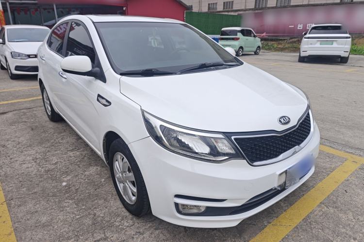 Used Kia K2 2015 Sedan 1.4L Automatic GLS Front Right 45 Deg