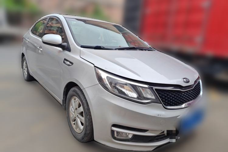 Used Kia K2 2015 Sedan 1.4L MT GLS Front Right 45 Deg