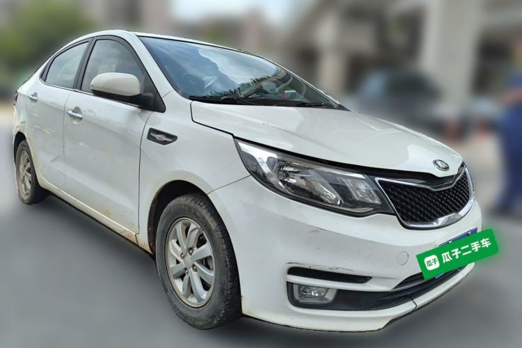 Used Kia K2 2015 Sedan 1.4L MT GLS Front Right 45 Deg