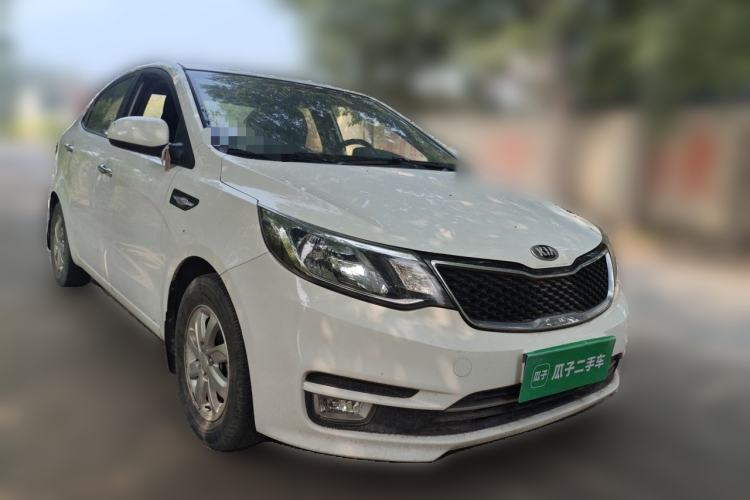 Used Kia K2 2015 Sedan 1.4L MT GLS Front Right 45 Deg