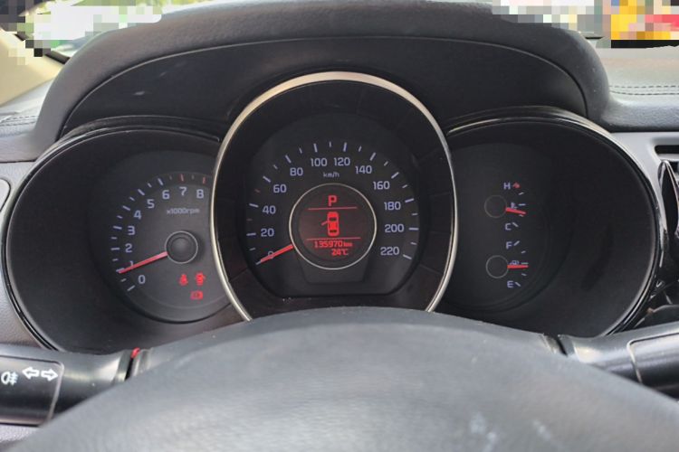 Used Kia K2 2015 Sedan 1.6L Automatic Transmission Premium Instrument Cluster