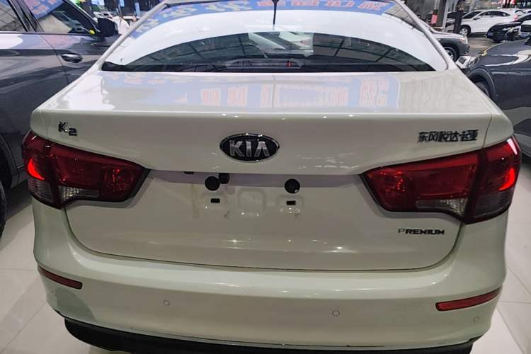 Used Kia K2 2015 Sedan 1.6L Automatic Transmission Premium Rear