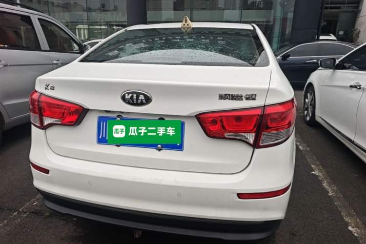 Used Kia K2 2015 Sedan 1.4L Automatic GLS Rear