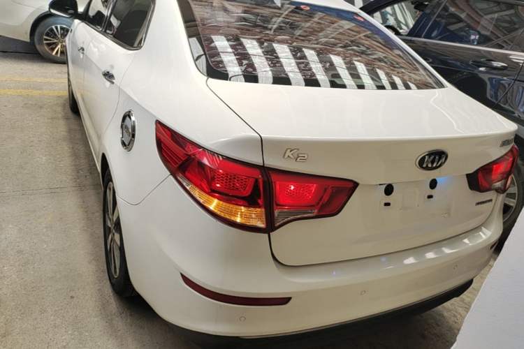 Used Kia K2 2015 Sedan 1.6L Automatic Transmission Premium Rear