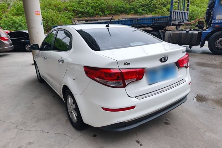 Used Kia K2 2015 Sedan 1.4L MT GLS Rear Left 45 Deg