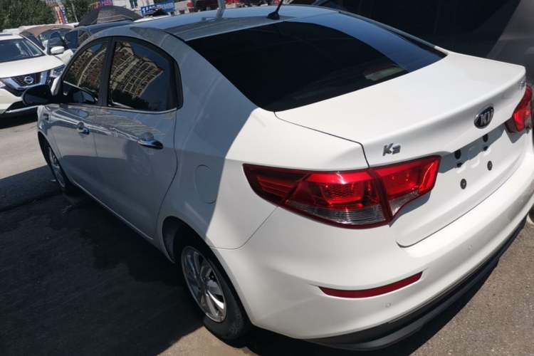 Used Kia K2 2015 Sedan 1.4L Automatic GLS Rear Left 45 Deg