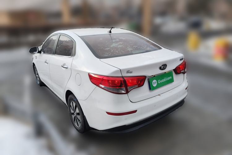 Used Kia K2 2015 Sedan 1.4L MT GLS Rear Left 45 Deg
