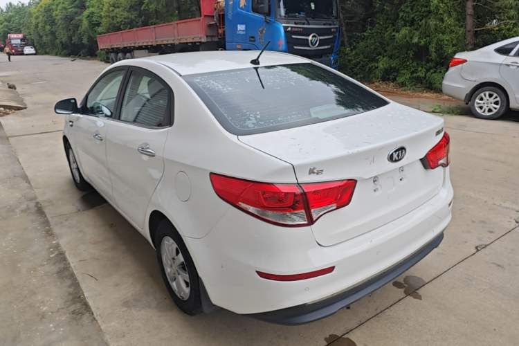 Used Kia K2 2015 Sedan 1.4L MT GLS Rear Left 45 Deg