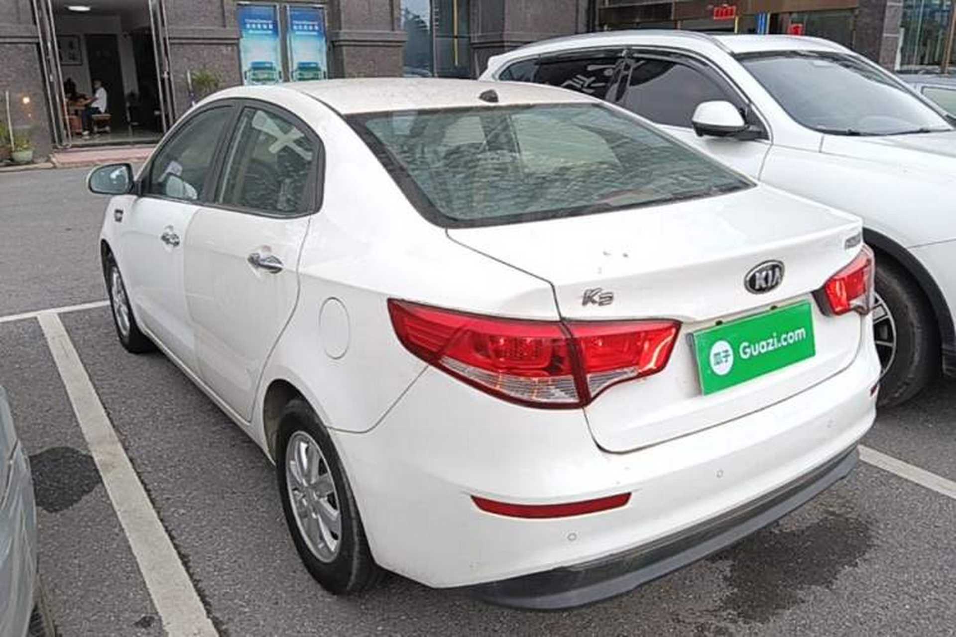 Used Kia K2 2015 Sedan 1.4L MT GLS Rear Left 45 Deg