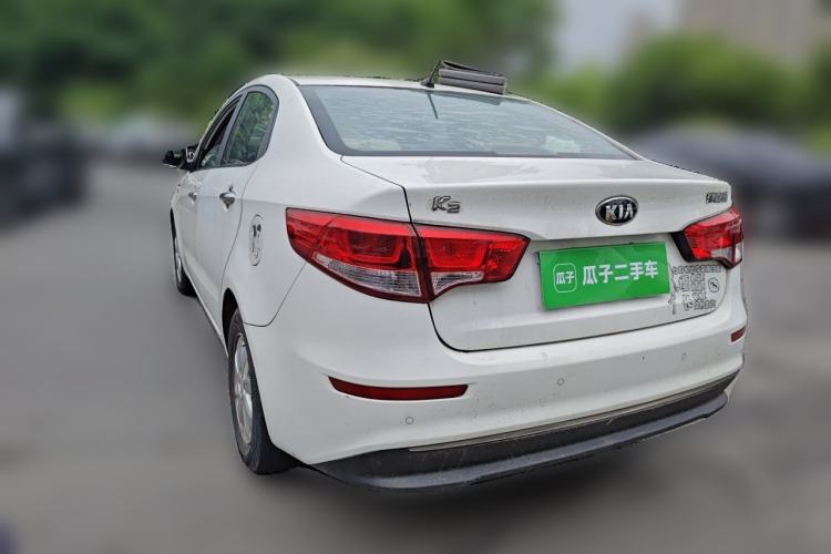 Used Kia K2 2015 Sedan 1.4L MT GLS Rear Left 45 Deg