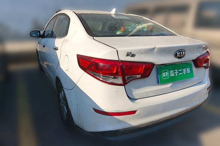 Used Kia K2 2015 Sedan 1.4L MT GLS Rear Left 45 Deg