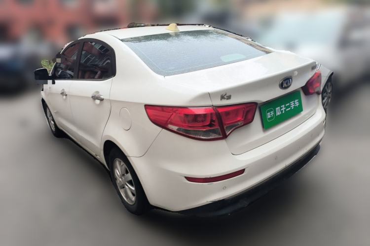 Used Kia K2 2015 Sedan 1.4L MT GLS Rear Left 45 Deg