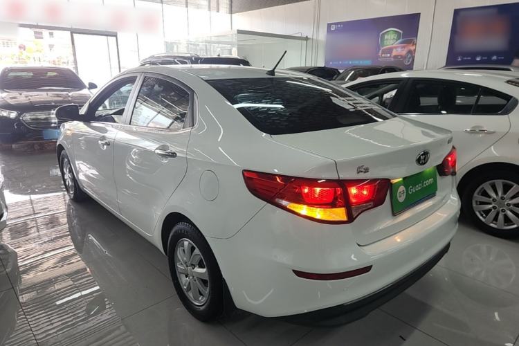 Used Kia K2 2015 Sedan 1.4L MT GLS Rear Left 45 Deg