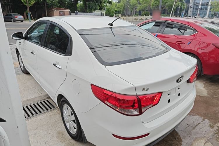 Used Kia K2 2015 Sedan 1.4L Automatic GLS Rear Left 45 Deg