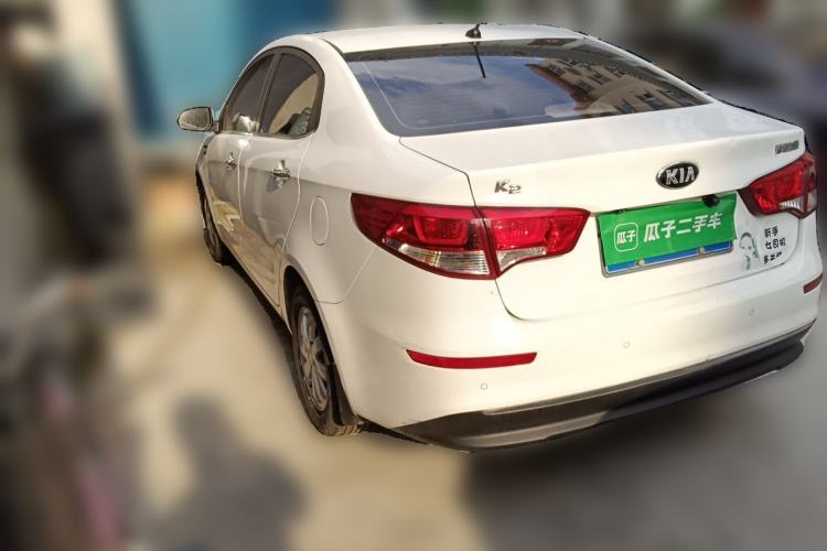 Used Kia K2 2015 Sedan 1.4L MT GLS Rear Left 45 Deg