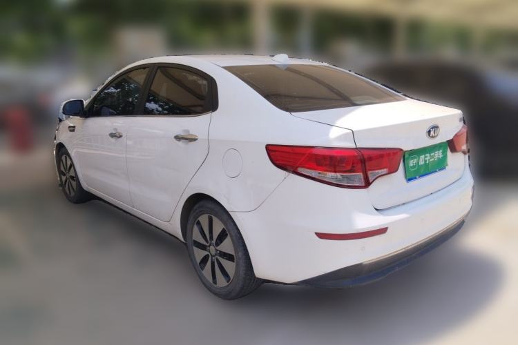 Used Kia K2 2015 Sedan 1.4L MT GLS Rear Left 45 Deg