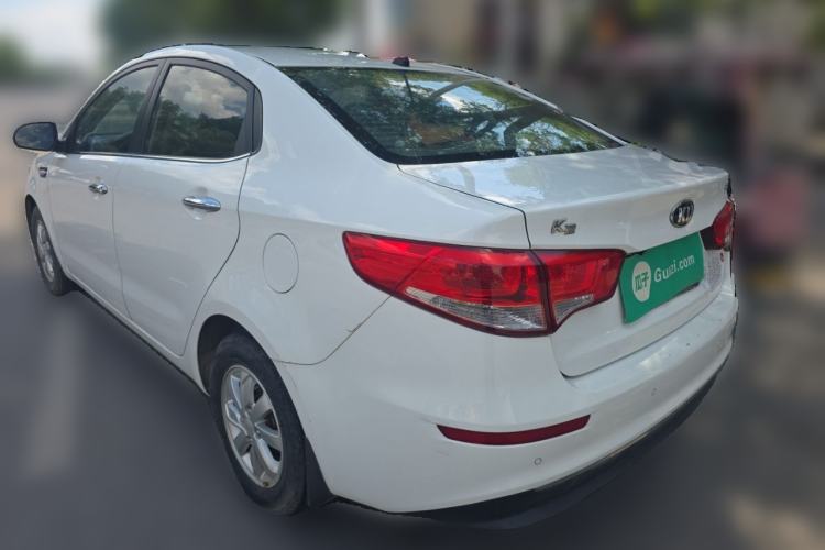 Used Kia K2 2015 Sedan 1.4L Automatic GLS Rear Left 45 Deg
