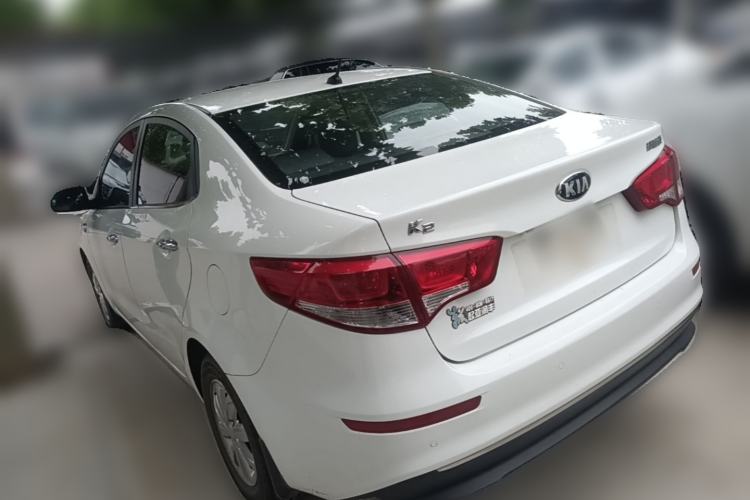 Used Kia K2 2015 Sedan 1.4L MT GLS Rear Left 45 Deg
