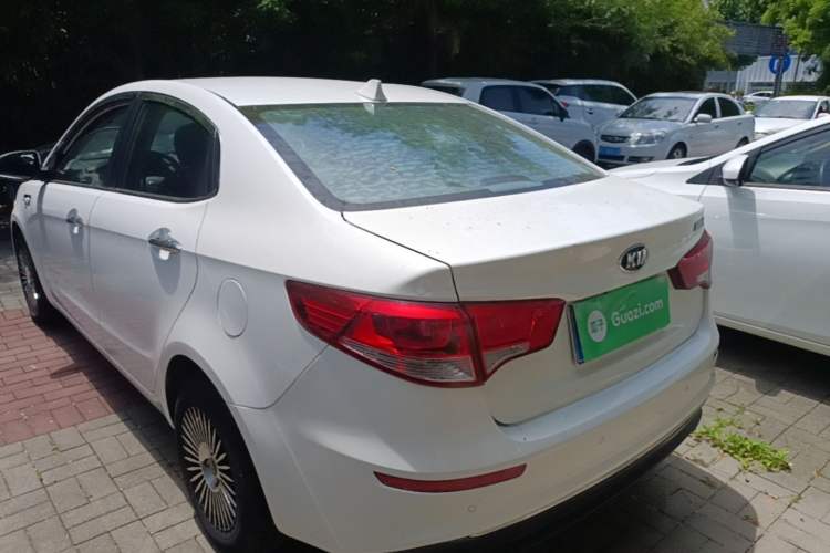 Used Kia K2 2015 Sedan 1.4L Automatic GLS Rear Left 45 Deg