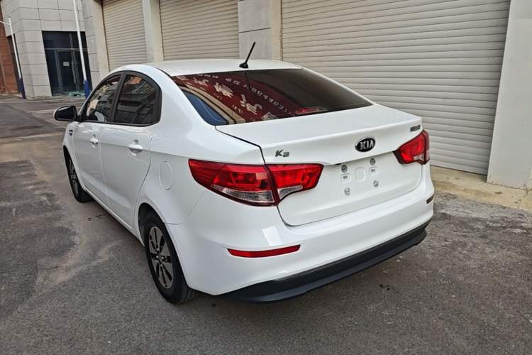 Used Kia K2 2015 Sedan 1.4L Automatic GLS Rear Left 45 Deg
