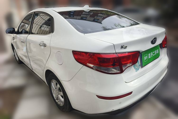 Used Kia K2 2015 Sedan 1.4L Automatic GLS Rear Left 45 Deg