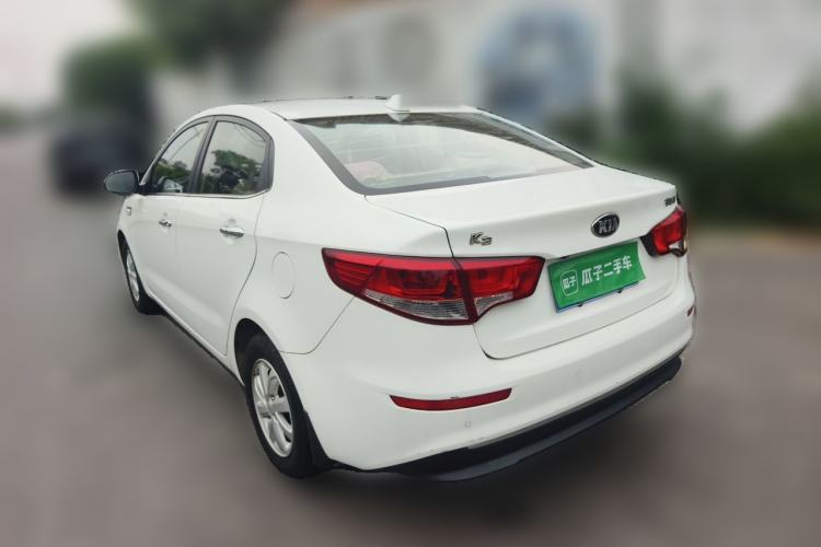 Used Kia K2 2015 Sedan 1.4L MT GLS Rear Left 45 Deg
