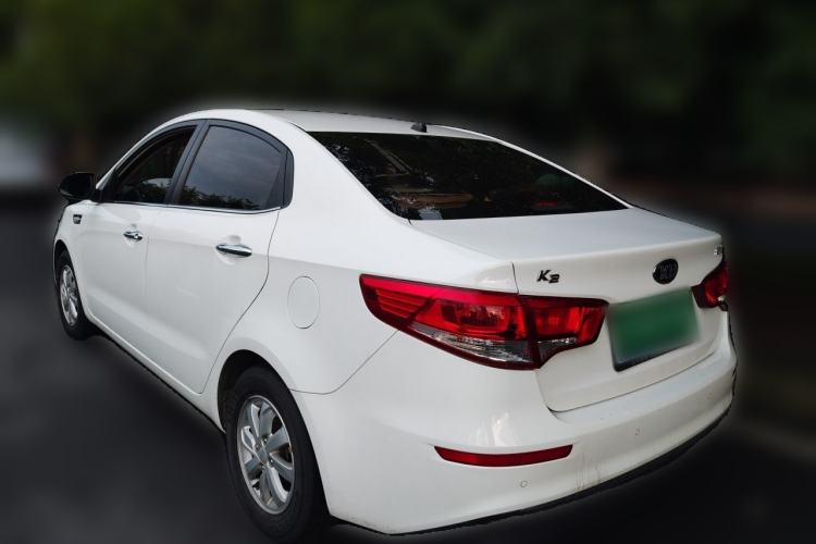 Used Kia K2 2015 Sedan 1.4L MT GLS Rear Left 45 Deg