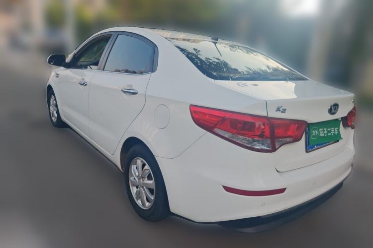 Used Kia K2 2015 Sedan 1.4L MT GLS Rear Left 45 Deg