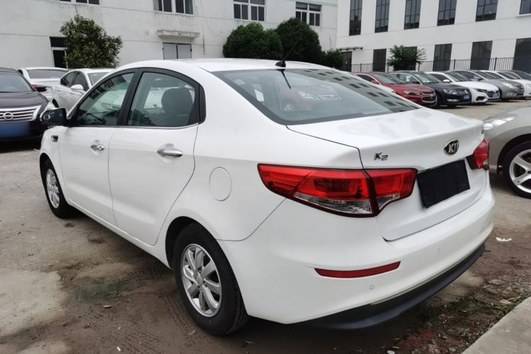 Used Kia K2 2015 Sedan 1.4L MT TOP Rear Left 45 Deg