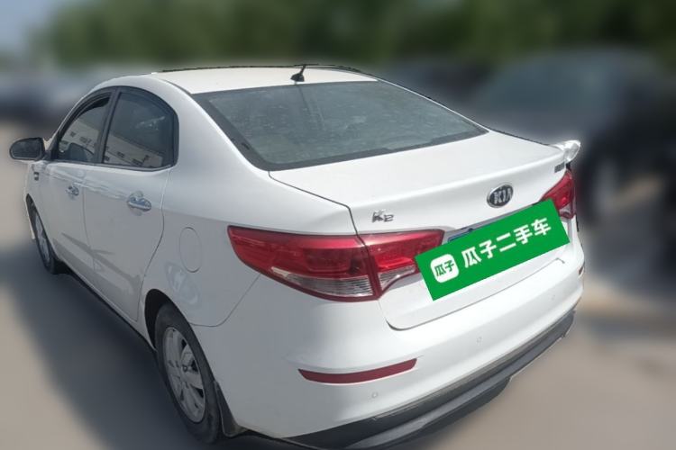Used Kia K2 2015 Sedan 1.4L MT GLS Rear Left 45 Deg