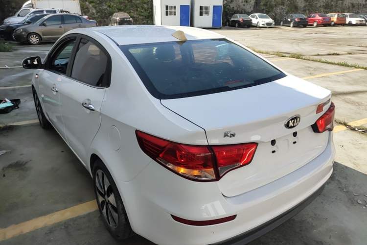 Used Kia K2 2015 Sedan 1.4L Automatic GLS Rear Left 45 Deg