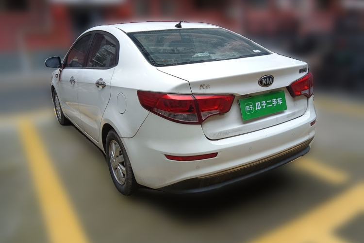 Used Kia K2 2015 Sedan 1.4L MT GLS Rear Left 45 Deg