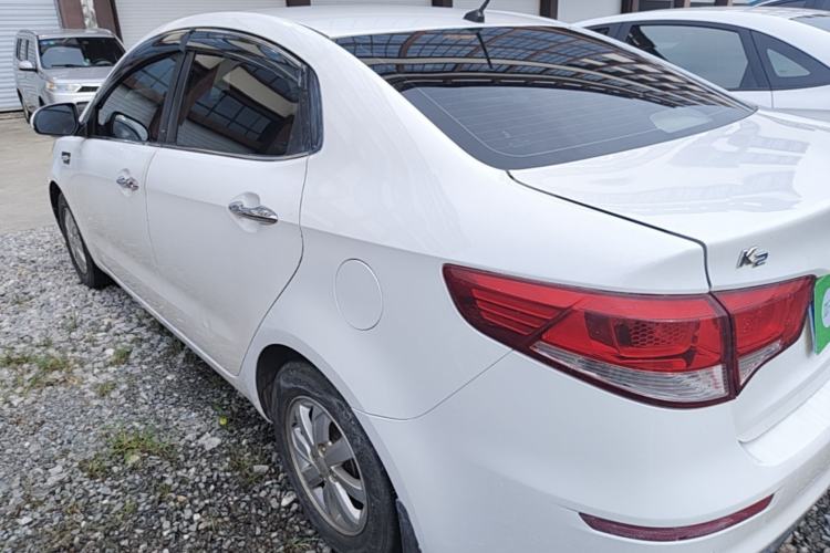 Used Kia K2 2015 Sedan 1.4L MT GLS Rear Left 45 Deg