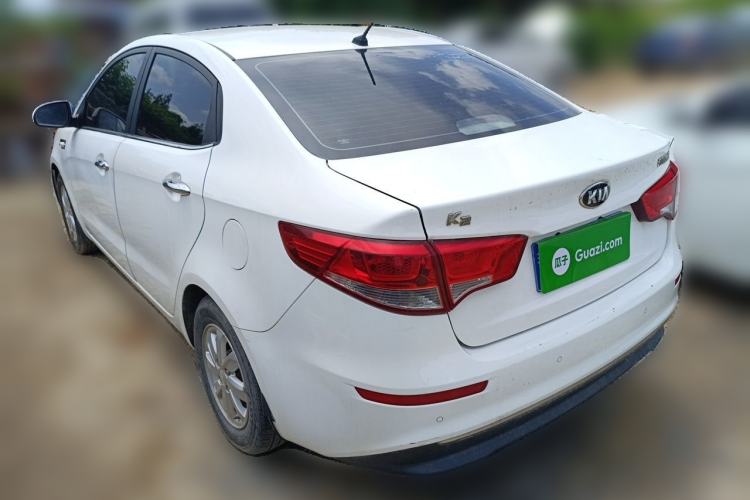 Used Kia K2 2015 Sedan 1.4L MT GLS Rear Left 45 Deg