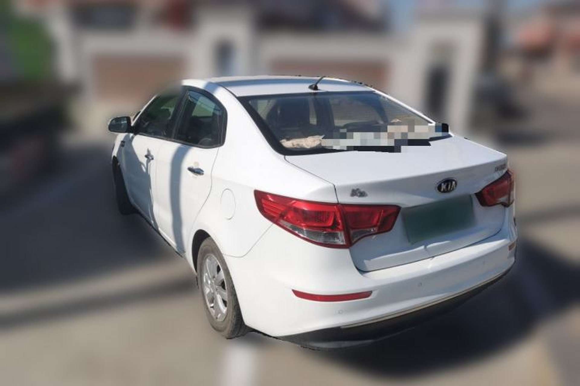 Used Kia K2 2015 Sedan 1.4L MT GLS Rear Left 45 Deg