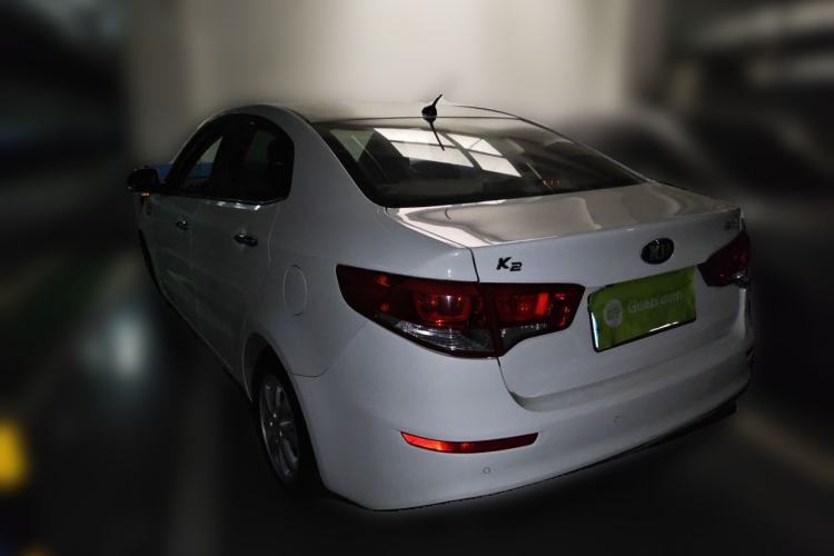 Used Kia K2 2015 Sedan 1.4L MT GLS Rear Left 45 Deg