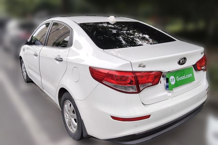 Used Kia K2 2015 Sedan 1.4L Automatic GLS Rear Left 45 Deg