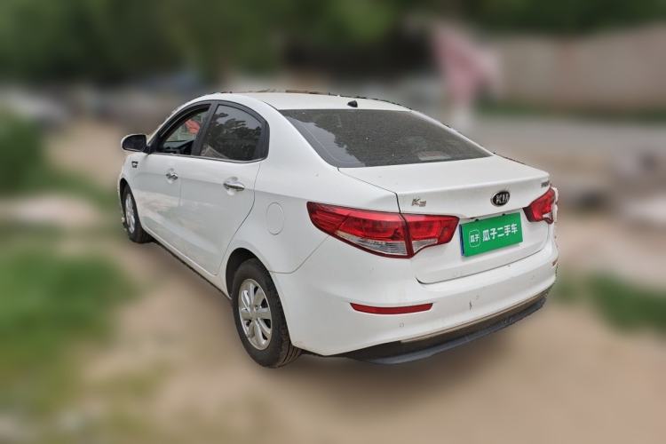Used Kia K2 2015 Sedan 1.4L Automatic GLS Rear Left 45 Deg